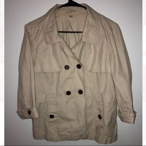 Ann Taylor LOFT tan jacket, size 12